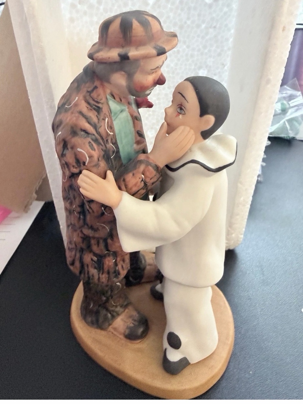 Vintage Emmett Kelly Pierrot & Emmett Figurine NIB w/ COA EK-643